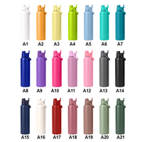 Bouteille isotherme en acier inoxydable de 40 oz avec logo personnalisé, grande capacité, résistante aux rayures, pour l'extérieur, avec couvercle 2-en-1 sans BPA
