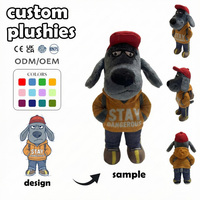 Fabricant et Fournisseur de Jouets en Peluche Personnalisés : Loup Tacheté Doux, Ours en Peluche Personnalisé avec Doublure en Maille pour Anniversaire