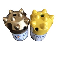 Broca de Carburo de Alta Calidad Boart Longyear, Popular en el Mercado Peruano, Broca de Botón de 36 mm, Broca para Roca, Broca Cónica de 7, 11 y 12 Grados