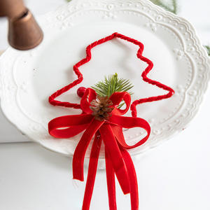 Campana estrella adorno de Navidad decoración colgante para árbol y coche elegante arco arreglo de escena decoraciones de Navidad - Product Image 3