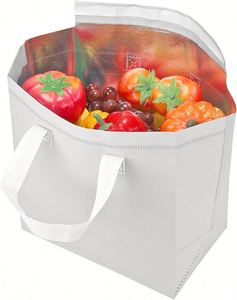 Sac isotherme jetable en aluminium coloré et portable pour emballages de café, lait et thé à emporter, respectueux de l'environnement - Product Image 3