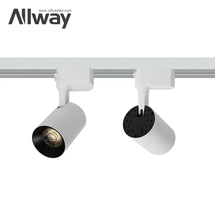 Allway SKD Anti-Glare Design Adjustable Angle Rail System SKD Track Lamp House LED Track Light Fixture