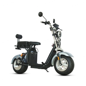 สกู๊ตเตอร์ไฟฟ้า Brazilian Citycoco 1000W ระยะฐานล้อ 1.3 เมตร ยางขนาด 10 นิ้ว พร้อมบลูทูธ สมาร์ทอีสกู๊ตเตอร์ สำหรับผู้ใหญ่ มอเตอร์ไซค์ไฟฟ้า - Product Image 4