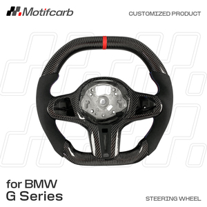 Volant personnalisé en fibre de carbone avec poignées en microfibre pour BMW G20 G21 G30 G31 X3 X5 F90 F95 F97 X4 X6 M3 M4 2017-2026 - Product Image 2