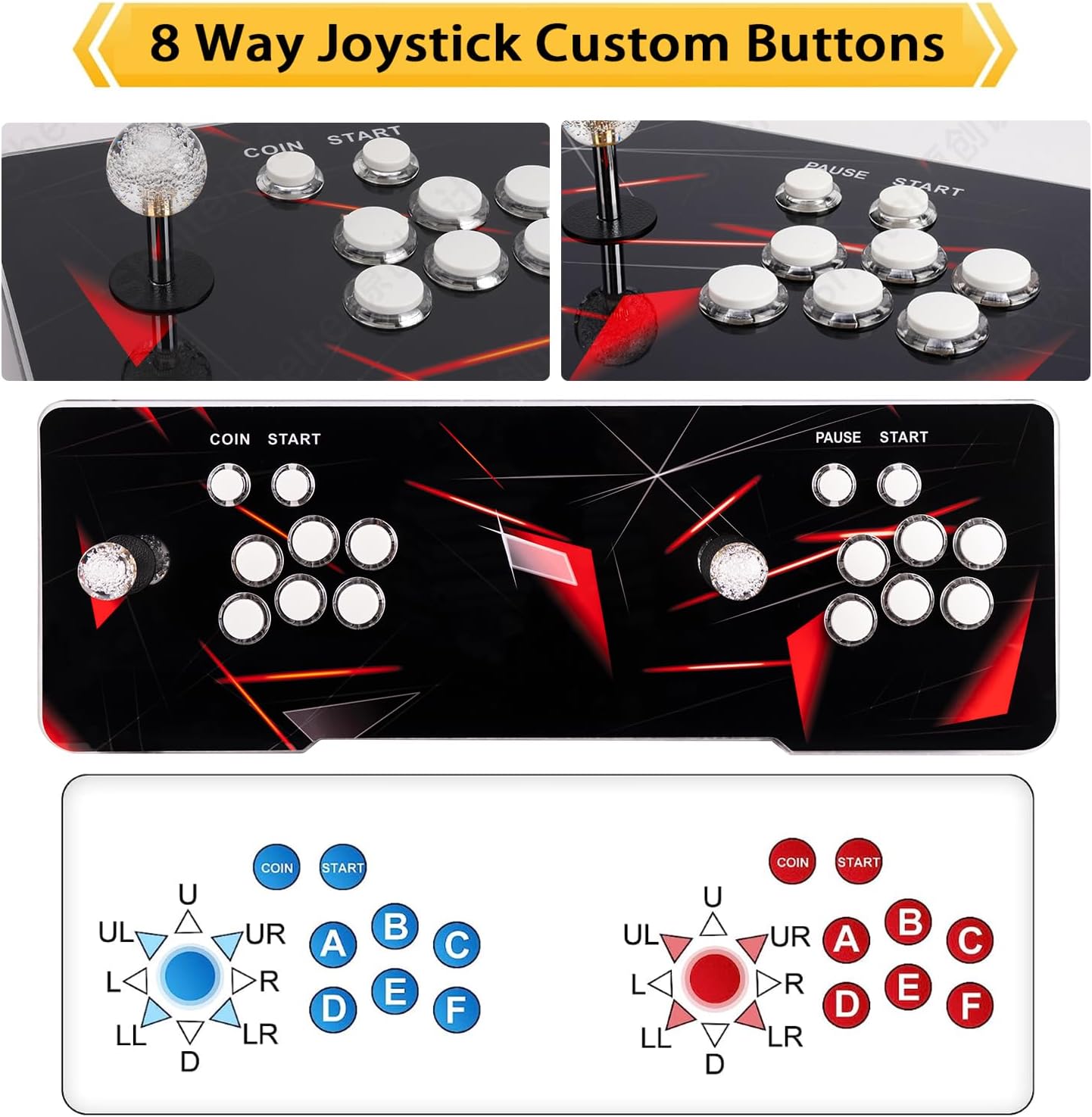 Friendariさま専用出品 Dナムワ Dレッド ２本セット Factory Wholesale Street Fighter Pandora E-Sports BOX Game
