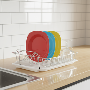 Estante de Almacenamiento Plegable Pequeño de Metal ODM Soporte de Exhibición para Platos y Tazones Tipo de Pie de un Solo Nivel Diseño Flexible - Product Image 2