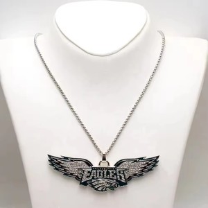 <span class=keywords><strong>Collier</strong></span> pendentif tendance Ailes des Eagles de <span class=keywords><strong>Philadelphie</strong></span> 2025 – Édition Champion – Vente directe usine - Product Image 3