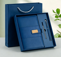 Cuaderno A5 con Bolígrafo, Caja de Regalo, Logotipo Personalizado con Estampado en Caliente, Set de Regalo de Oficina para Eventos Empresariales