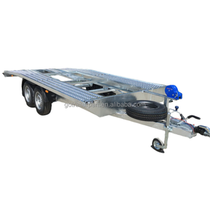 <span class=keywords><strong>Remorque</strong></span> Porte-Voiture PTAC 3500KG <span class=keywords><strong>avec</strong></span> Rampe, en Acier, Plateau Plat <span class=keywords><strong>avec</strong></span> Tôle Perforée, <span class=keywords><strong>Remorque</strong></span> <span class=keywords><strong>de</strong></span> Transport <span class=keywords><strong>de</strong></span> Véhicules OEM ODM - Product Image 1