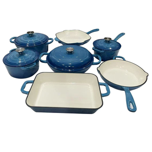 Poêle carrée en <span class=keywords><strong>fonte</strong></span> <span class=keywords><strong>émaillée</strong></span> robuste et écologique, compatible four, cuisinière à gaz et cuisinière à induction, vente en gros - Product Image 5