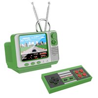 Console de jeu portable rétro avec sortie vidéo AV, 308 jeux intégrés, écran LCD 3 pouces, mini téléviseur, lecteur de jeux vidéo