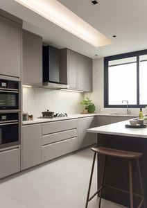 Armoires de cuisine personnalisées de luxe de haute qualité Organisation pratique pour les intérieurs Ensembles de cuisine ménagers - Product Image 3