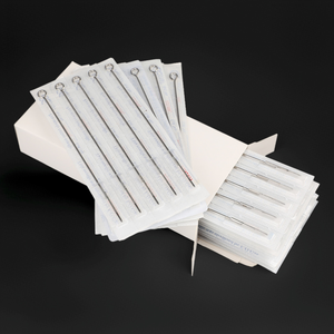 إبر وشم تقليدية للحواجب من الفولاذ المقاوم للصدأ، 50 قطعة، مقاسات RL RS RM M1 M2 F، سمك 0.35 مم، إبر ملتوية عالية الجودة للآلات - Product Image 5