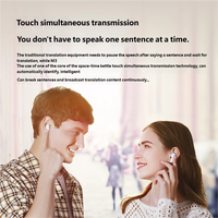 Écouteurs Traducteurs Intelligents à Double Micro ENC avec Batterie Longue Durée de 25h pour Voyages, Conférences et Vidéos