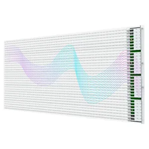 P8 P10 Flexible Led Display 3D Led curtain display LED Transparent Display Screen in Brazil Suppliers