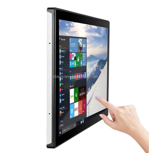 10.1 Inch IP65 Capacitive Touch Industrial Touch Monitor USB High Brightness Open Frame Vending Machine Kiosk Monitors Stock