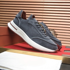 Chaussures de marche en cuir pour hommes, dernière collection, marque <span class=keywords><strong>italienne</strong></span> de créateurs, style sport, style <span class=keywords><strong>basket</strong></span>-ball tendance, dessus souple, antidérapantes - Product Image 6