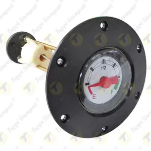 New Mechanical Diesel Fuel Tank Level Gauge For Generator Spare Parts Float System Flange To Screw Plastic Steel Brass