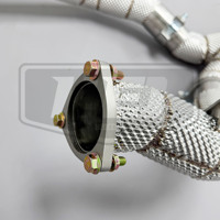 Downpipe Knalpot Performa Tinggi untuk Audi A6/A7 C8 3.0T 2019-2024, Desain Tersegmentasi, Plug and Play, dengan Insulasi Generasi Baru