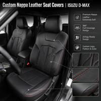 Sarung Pelindung Jok Mobil Universal Full Set untuk SUV Sedan Truk Kulit Nappa Bernapas Grosir Pabrik