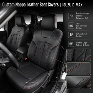 Universelle Autositz-Schutzhülle Komplettset für SUV Limousine LKW Nappa-Leder Atmungsaktiv Fabrik-Großhandel - Product Image 6