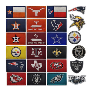 Factory Custom Logo Embroidered Sequins Chenille Fabric Eco-Friendly OEM Iron-On Patches Anime Cartoon Pattern Sew-On Option
