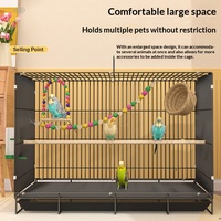 35 #   Cage à oiseaux pour perruches, usage domestique, villa, cage à perroquets d'intérieur montée sur voiture, boîte de reproduction pour oiseaux, modèle toutes saisons