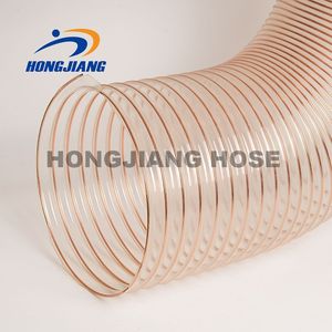 6 Inch Air <strong>Flexible</strong> PVC Spring <strong>Hose</strong> with Steel Wire Ducting Collection from Plastic Tubes PU Steel Wire <strong>Hose</strong> - Product Image 1