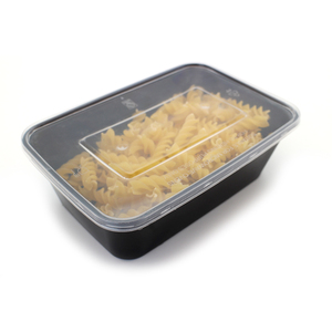 ภาชนะบรรจุอาหารพ<span class=keywords><strong>ล</strong></span>าสติก PP สี<span class=keywords><strong>ด</strong></span>ำทรงสี่เหลี่ยมผืนผ้าขนาด500มล. ภาชนะใส่อาหารแบบใช้แ<span class=keywords><strong>ล</strong></span>้วทิ้งสำหรับร้านอาหาร - Product Image 3