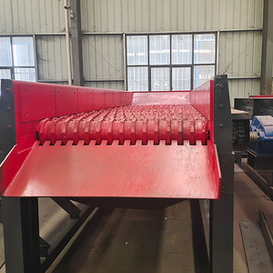 CFTC Alimentador vibratorio de motor eléctrico de servicio pesado, Precio de fábrica, Criba de rodillos separadora de arcilla, lodo, piedra, roca y suelo para minería/alimentación - Product Image 3