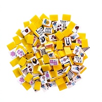 Tuiles de Mahjong Fantaisie – Pièces de jeu pliables de luxe modernes pour les soirées à domicile et le divertissement en casino, idéales pour les collectionneurs