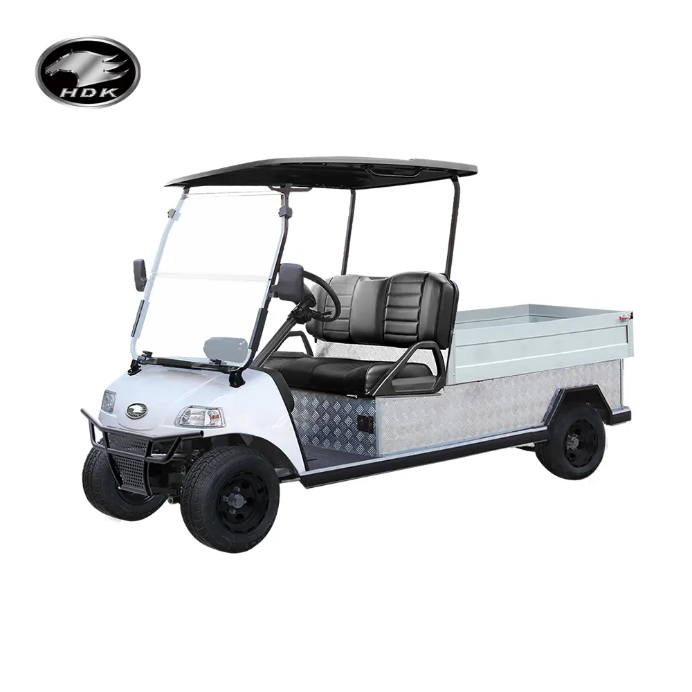 עגלת עגלת שירות כבדה רכב UTV טרקטורון למכירה HDK EVOLUTION עגלת גולף חשמלית עם ארגז מטען מחיר רחוב 48V 1 - 2 30-50 ק""מ