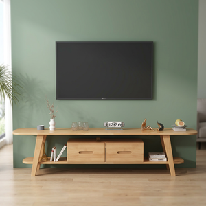 Modern <b>Wooden</b> <b>Coffee</b> <b>Table</b> With Storage Drawers Scandinavian Design Living Room Furniture - Product Image 2