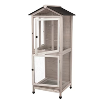 Abay — Cage de vol pour oiseaux, accessoire d'extérieur de haute qualité, grande taille, avec roulettes/roulettes, nouvelle collection