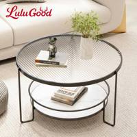 Table basse en métal et verre, design moderne et minimaliste, luxe léger, multifonctionnelle, organisateur de rangement, tendance pour les salons, petite taille