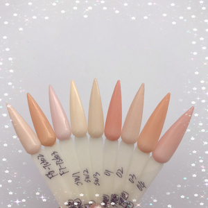 Polvo acrílico con purpurina rosa y blanca para cubiertas de uñas de color personalizado, uñas de extensión 3D talladas por Ema, polvo acrílico transparente - Product Image 1