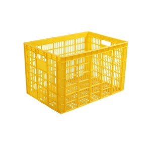 Cajas de plástico abiertas Shengkai de 630x435x400mm con gran capacidad de carga para almacenamiento y clasificación en almacenes - Product Image 2