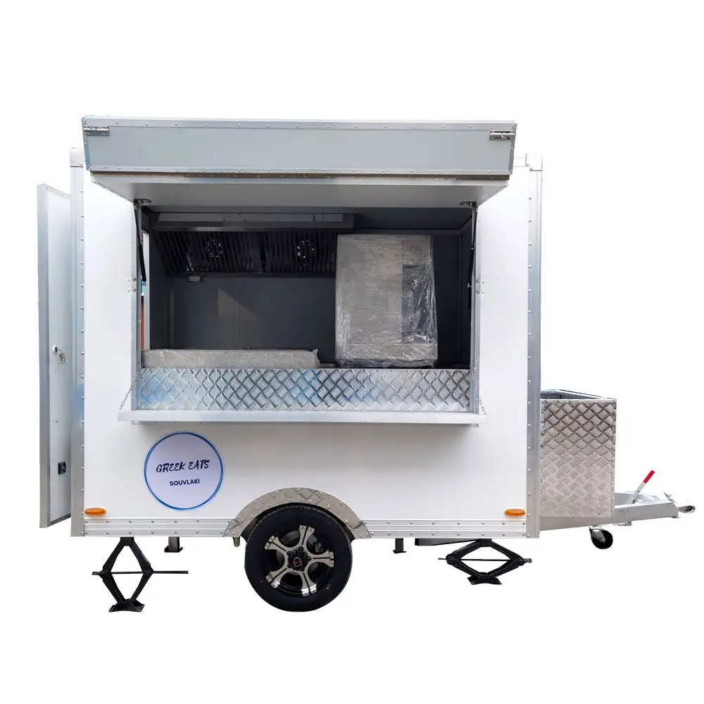 Accu — camion alimentaire, Design de stand d'alimentation pour moto