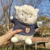 Qualité supérieure quantité minimale de commande bas boîte-cadeau mignon PP coton blanc mouton griffe machine dessin animé Durable inodore 8 pouces jouets en peluche