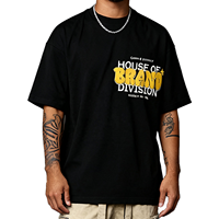 T-shirt graphique surdimensionné avec logo de marque personnalisé, T-shirt en coton, broderie graphique, coton lourd, T-shirt unisexe en coton, T-shirt court pour homme