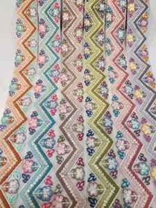 Nouvelle Mode mutli Coloré Broderie Fleur Dentelle Enfants Pantalons Vêtements Femmes Patch Broderie Dentelle garniture - Product Image 3