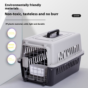 Köpek Kulübesi Evcil Hayvan Plastik Taşınabilir Dayanıklı Çevre Dostu Açık Hava Seyahat Kedi Taşıma Kargo Kutusu Evcil Hayvan Çantası Evcil Hayvan Seyahat Kafesi 5kg - Product Image 5