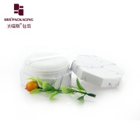 Haute qualité 10g 20g personnalisé marbre hexagone conception compacte vide conteneur de poudre en vrac cas