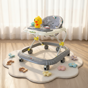 Trotteur Bébé Simple avec Musique, Poussette d'Apprentissage Premiers <span class=keywords><strong>Pas</strong></span>, Vélo Évolutif Assis-Debout, Installation Facile, Vente en Gros à Prix Abordable - Product Image 1