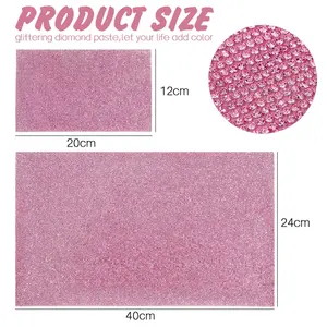 คริสตัลติดเสื้อผ้าแบบม้วน 1 ม้วน 12 หน้า รูปทรงต่างๆ สำหรับตกแต่งเสื้อผ้าให้ระยิบระยับ ติดง่ายด้วยกาวในตัว ใช้ได้กับของใช้ในชีวิตประจำวัน - Product Image 3