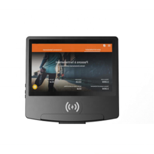 Vélo d'exercice commercial N12U-T en acier noir chêne, 400W max, écran TFT 10,1'', sans fil, résistance à 16 niveaux, mesure du rythme cardiaque - Product Image 4