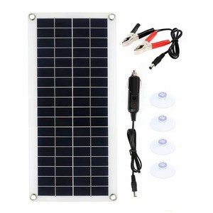 Polycrystalline 20W Solar Panel Kit 18V 12V For RV Marine Off <b>Grid</b> <b>Systems</b> - Product Image 1