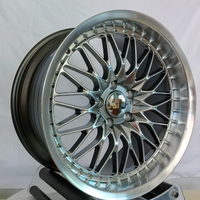 Jantes de course en alliage d'aluminium de haute qualité de 18 pouces (18*9.5) PCD 5*114.3 CB 73.1, fabriquées par flow forming, pour voitures particulières, chromées, 5 trous