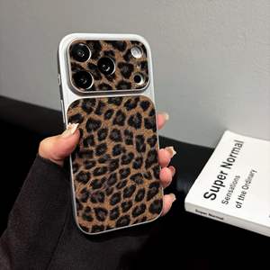 Funda Protectora para iPhone 17 Pro Max con Ventana Grande, Diseño de Leopardo Brillante, Textura de Cuero, para Apple 16, 15 - Product Image 5
