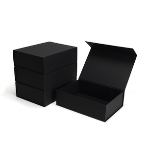 Boîte d'emballage magnétique rigide en carton recyclable sur mesure, boîte cadeau pliante de luxe avec couvercle magnétique - Product Image 6